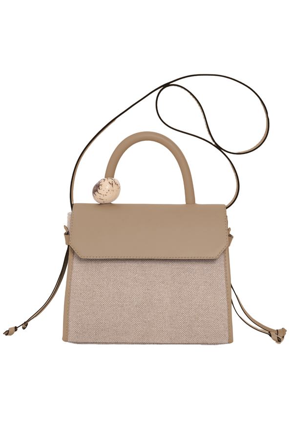 CARI SATCHEL — HEMP ECRU